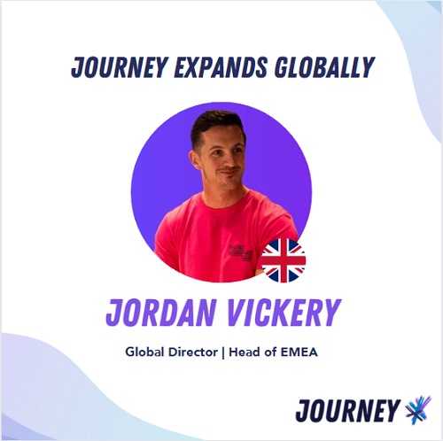 Journey announces global expansion, appointing Jordan Vickery as Director & Head of EMEA