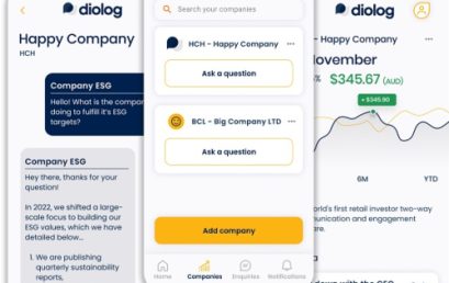 Diolog launches world’s first two-way communications platform to bring archaic investor relations model into the future