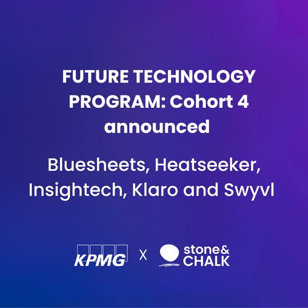 Stone & Chalk and KPMG Australia unveil the latest startups selected for the Future Technology Program