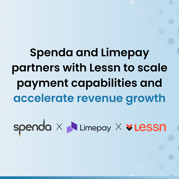 Spenda and Limepay partner with Lessn to scale payment capabilities and accelerate revenue growth